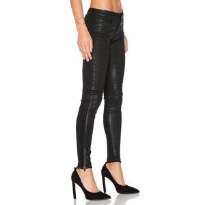 Weslin + Grant The Greaser Skinny Jeans Ankle Zip Stretch Black  Womens Size 28